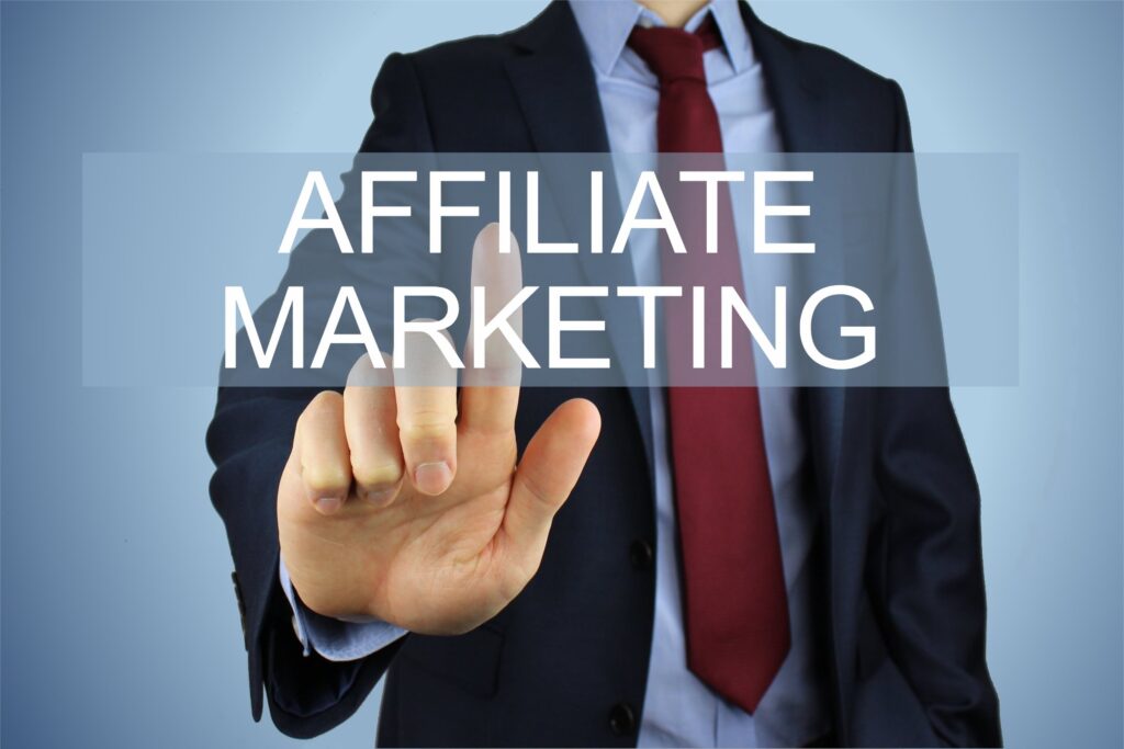 Image of an affiliate marketer